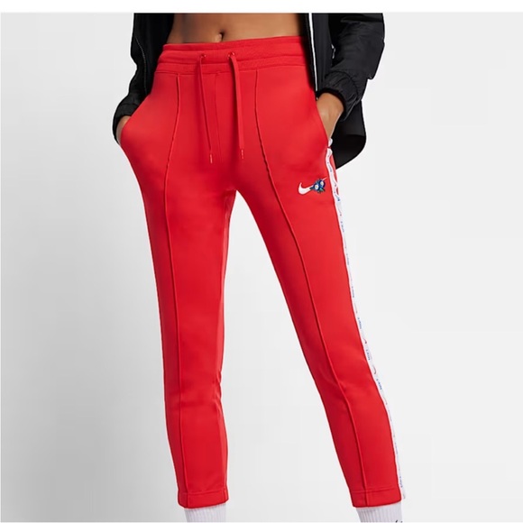 Nike Cropped Embroidered Track Pants - Picture 3 of 6